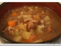 Thoughtless Thursday: Beef Barley Porcini Soup