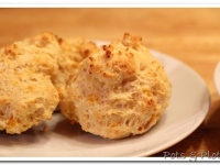 Smoked Cheddar Drop Biscuits